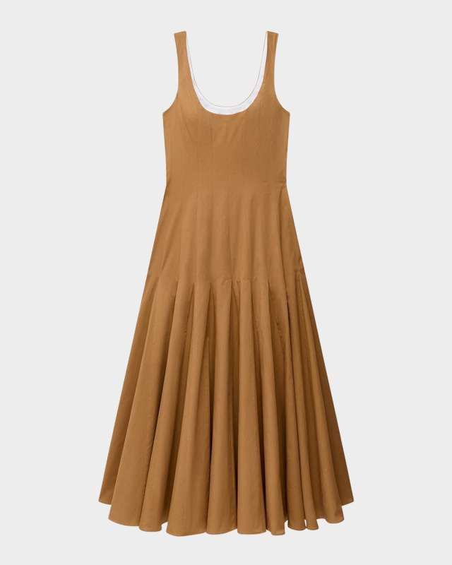 Sleeveless Flare Maxi Dress